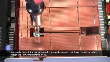 Removing Microprocessor and HeatSink