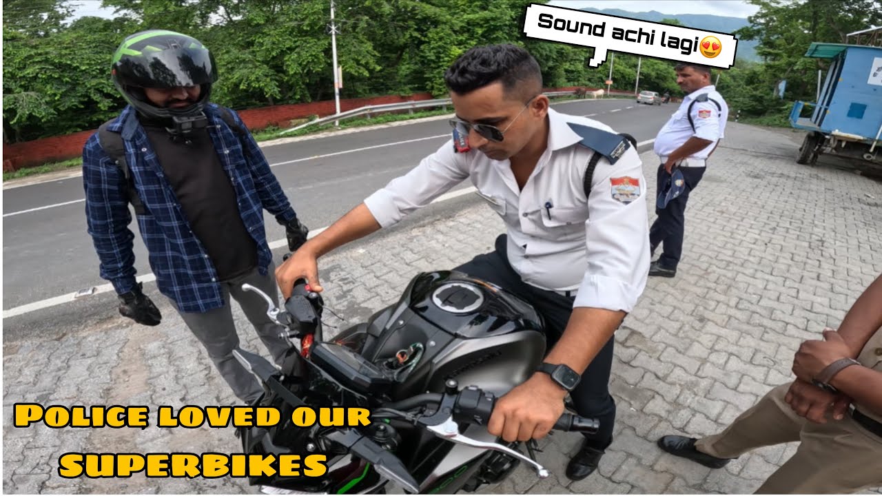 POLICE reaction on our Superbike Z900❤️🔥 | Loud exhaust 😰🔥