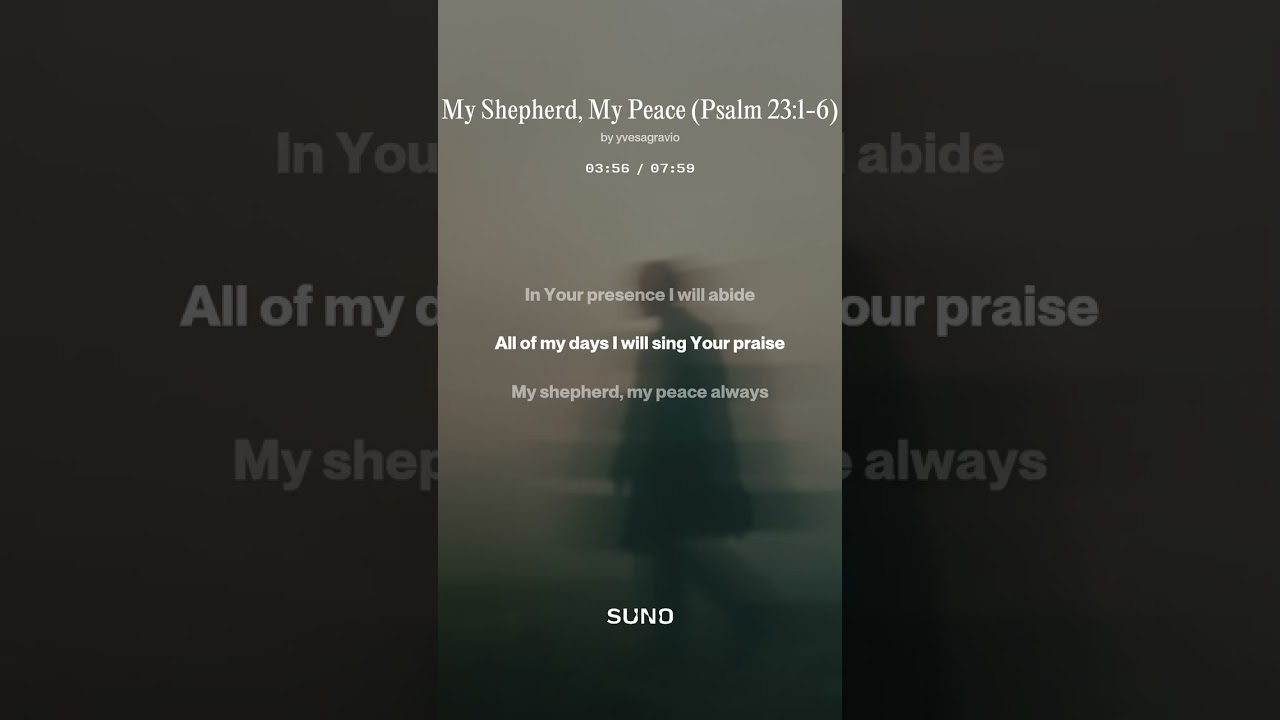 My Shepherd, My Peace | Psalm 23:1–6 | Official Worship Song