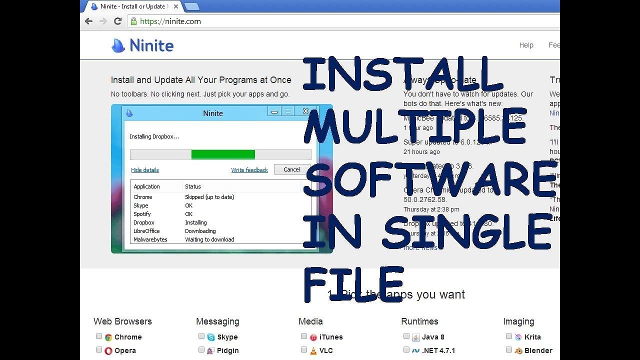 Install All your Software in single click - YouTube
