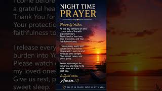 Say This Night Prayer Before Going To Sleep #nightprayerbeforesleep #healingprayer #prayerforsleep