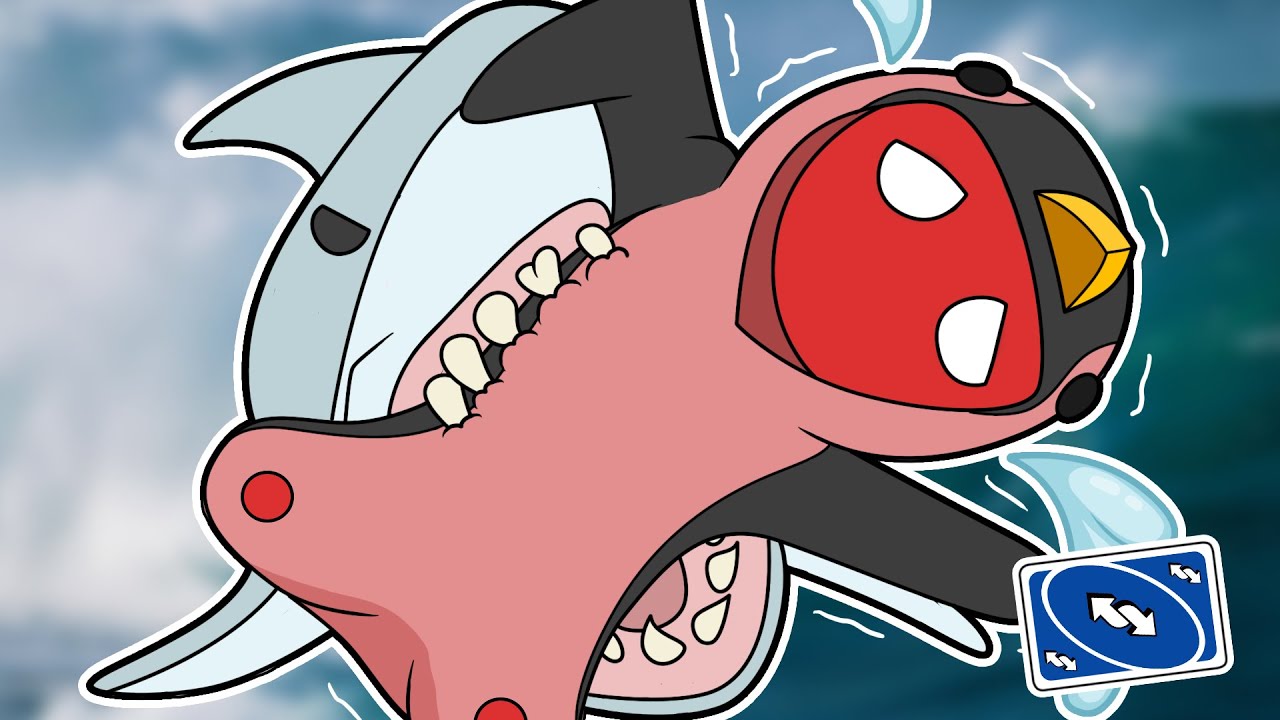 No Shark is Safe From The Uno Reverse | Gang Beasts