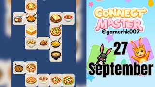 Connect Master daily Challenge 27 September 2026 Answer 