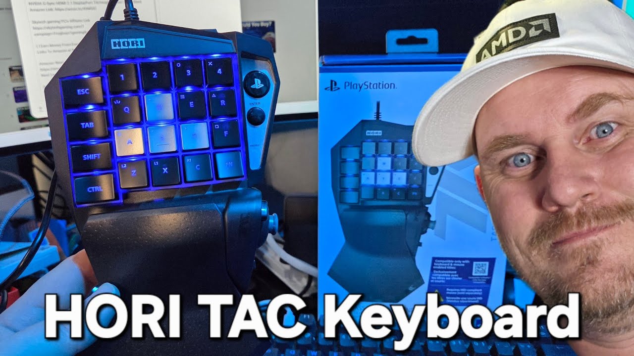 HORI Tactical Assault Commander Keyboard For PS5 PS4 And PC - YouTube