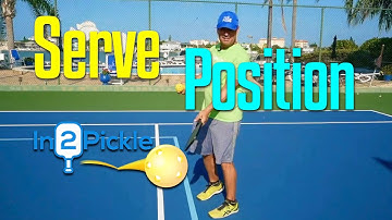 Starting position for your Pickleball Serve - Project 4.0 - In2Pickle