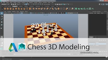 Chess board 3D Modeling | Autodesk Maya