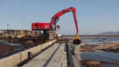 MANTSINEN 200 ER Material Handler, Large Logs