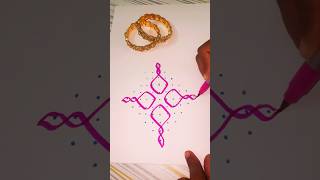 Thippudu muggulu - easy padi Kolam- Kolam designs- festival muggulu- god favorite designs