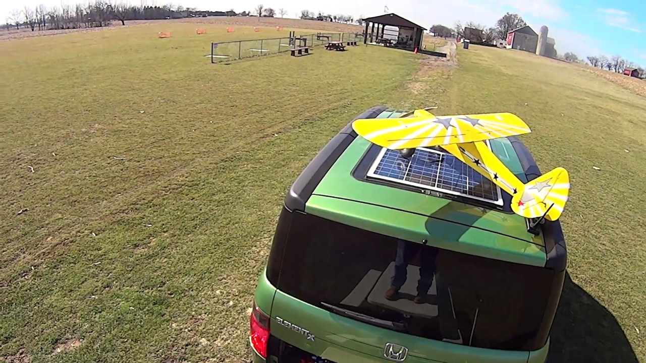 Honda Element 100 watt Solar RC Charging Set Up YouTube