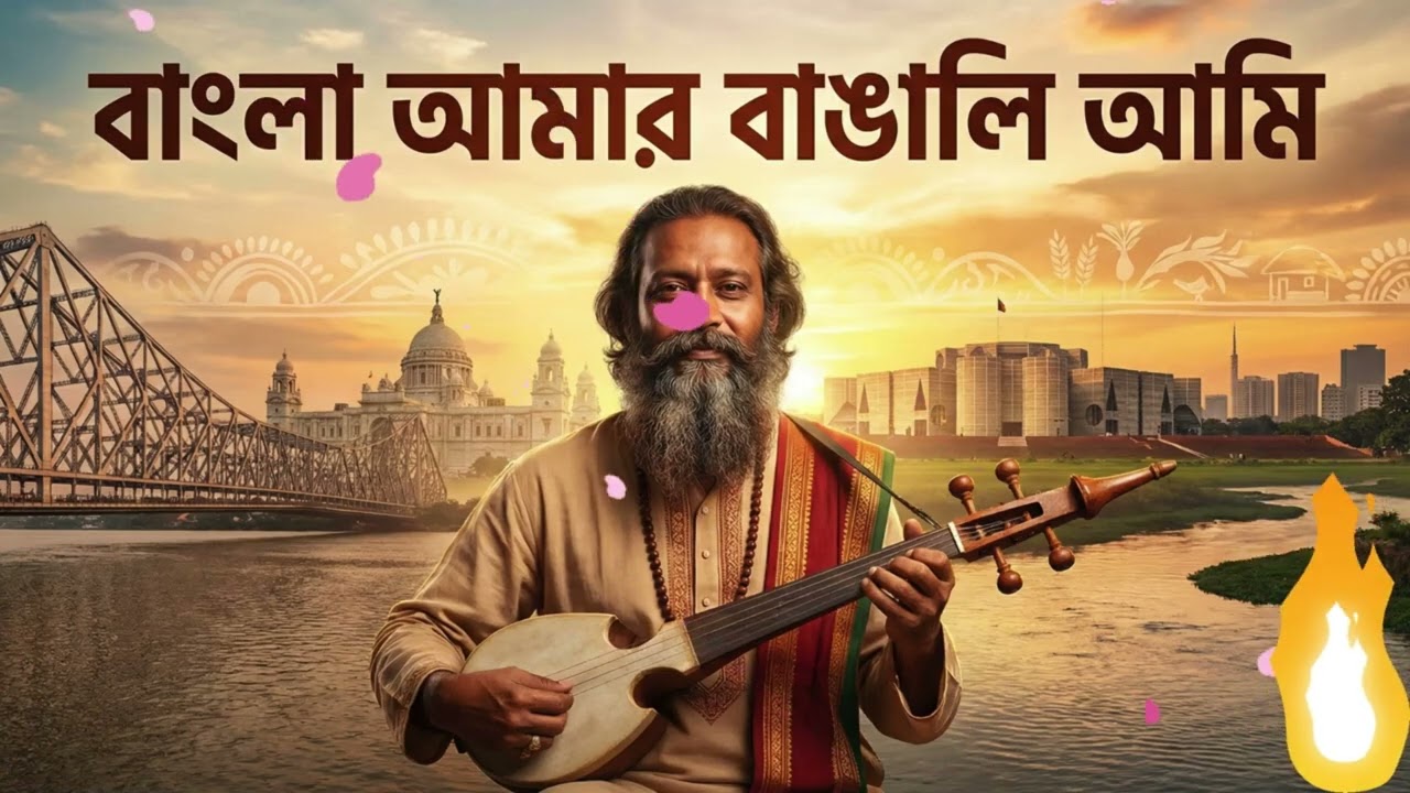 বাংলা আমার বাঙালি আমি | Global Bengali Cultural Folk Song | Sanjit Singh