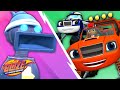 Blaze and Darington vs. Giant Robots! | Blaze and the Monster Machines