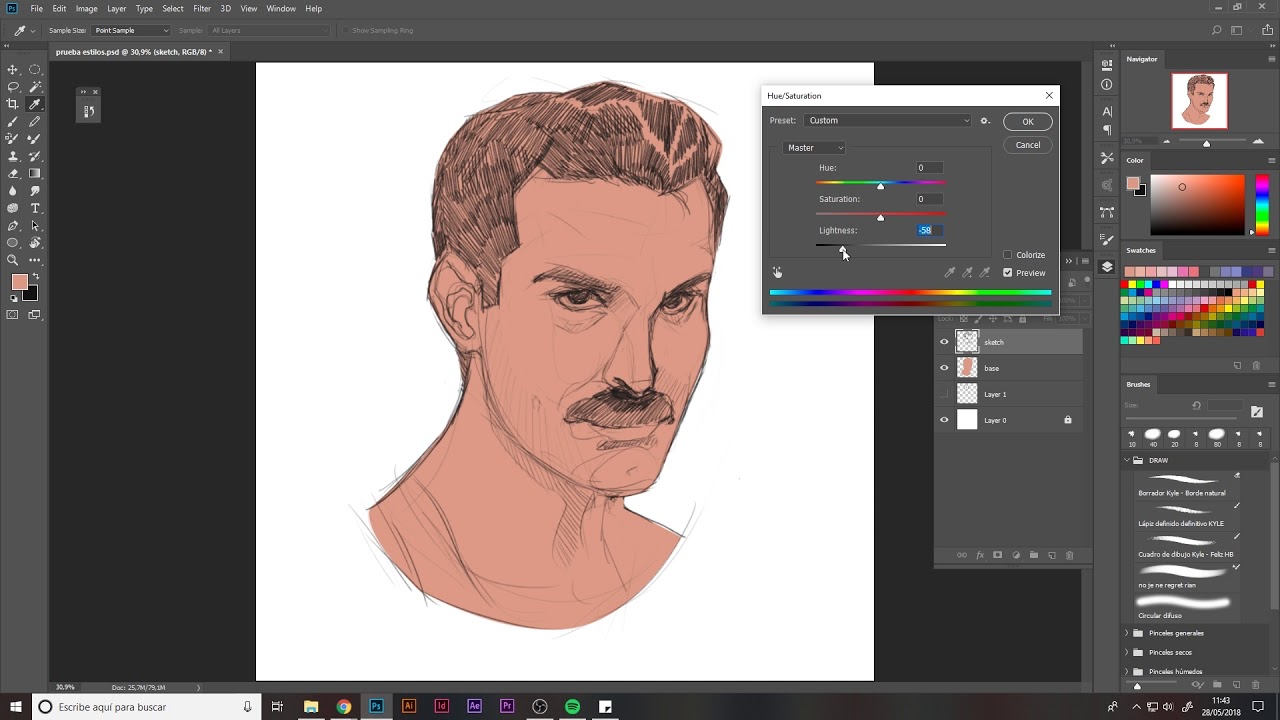04/08 Sketch — Illustration: Digital Hand-Drawing_ENG - YouTube
