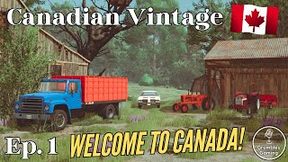 WELCOME TO CANADA! | Canadian Vintage | FS 25 | Episode 1 screenshot 4