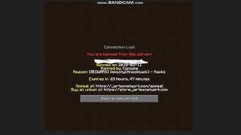 JUST GOT BANNED ON JARTEX NETWORK