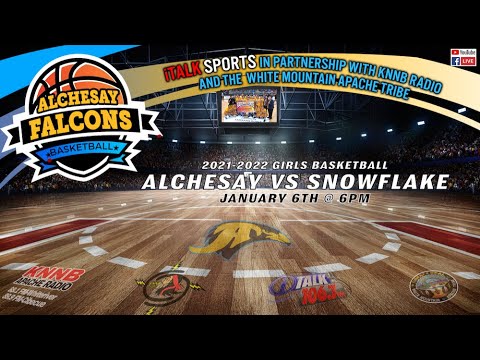 Alchesay Girls Basketball vs Snowflake Lobos - YouTube
