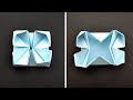 Pretty paper box  origami tutorial diy by colormania