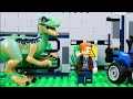 LEGO Dinosaurs Breakout! STOP MOTION LEGO Jurassic World: Dinosaur Chaos | Billy Bricks Compilations