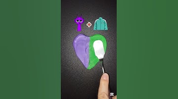 ✨Guess What color will mixing Squid Game + Sprunki Durple make? #satisfying #mixing #colormixing260