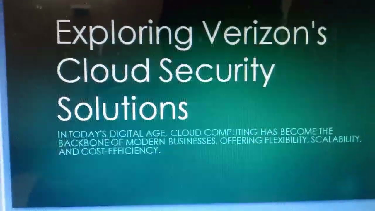 Exploring Verizon  Cloud Security Solutions
