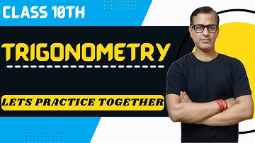 Entire Trigonometry ICSE Class 10 | Trigonometrical Identities | Heights & Distance |@sirtarunrupani