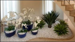 Modern Indoor Plant Interior Decoration Ideas | Plant Stand For Living Room #shorts