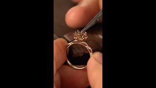 MDTC Handmade Vintage  engagement ring #craftsmanship #handmade #jewelrymaking #shorts #mdtcjewelry