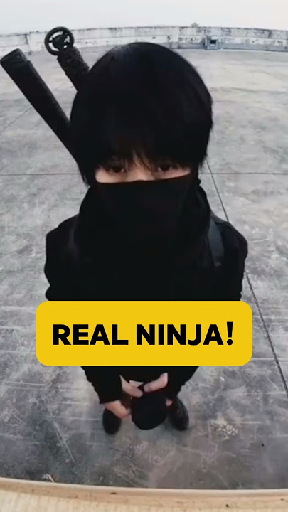NINJA ASLI DI DUNIA NYATA! #shorts #ninja