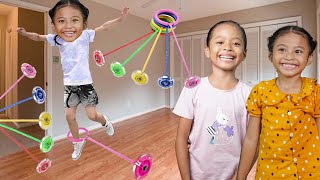 Aluna Dan Amanda Dapat Hadiah Hula Hoop Kaki Viral Dari Subscribers Wow Senangnya 