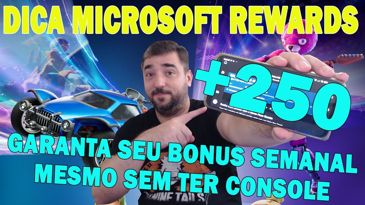 COMO PEGAR O BONUS SEMANAL DO MICROSOFT REWARDS DE JOGAR NO CONSOLE ...