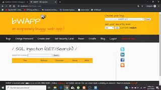 BWAPP SQL INJECTION