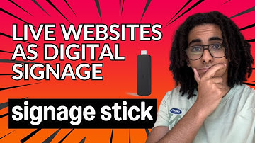 Live Websites as Digital Signage with Amazon Signage Stick