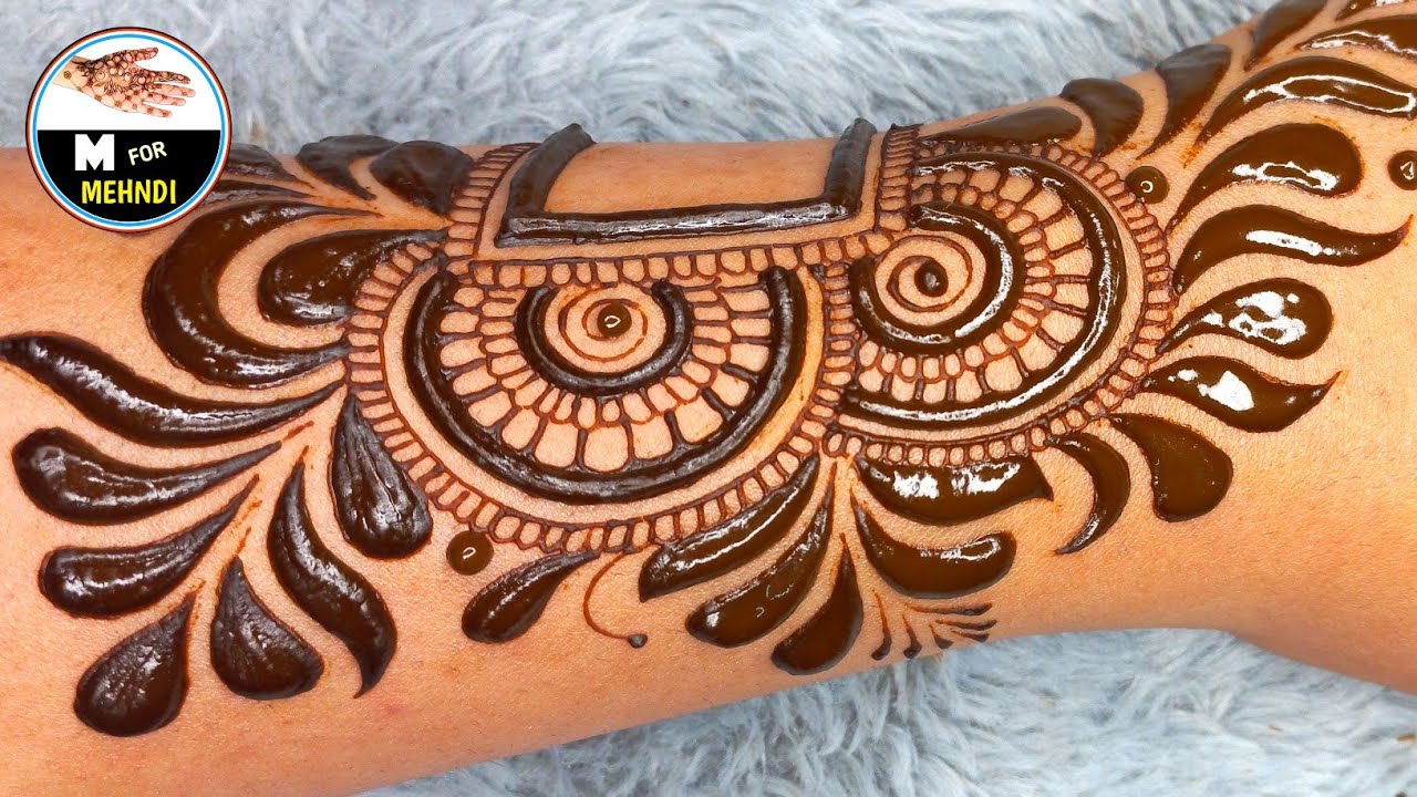 2026 Trending and Easy Doha Mehndi Design | New Back Hand Mehndi Design ...