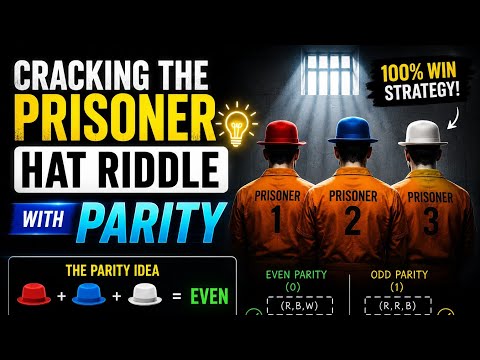 Cracking the Prisoner Hat Riddle with Parity | The Brilliant Logic Solution