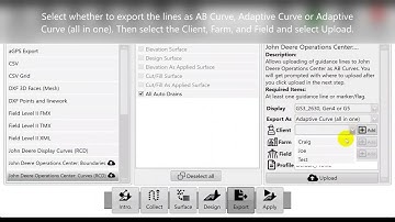 Exporting Guidance Lines to John Deere Ops Center