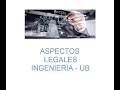 CLASE N°6: PERSONA (PARTE 1a) CON JUAN CRISTÓBAL SEPÚLVEDA COFRÉ (ASPECTOS LEGALES ING/UB) - 27/8/21