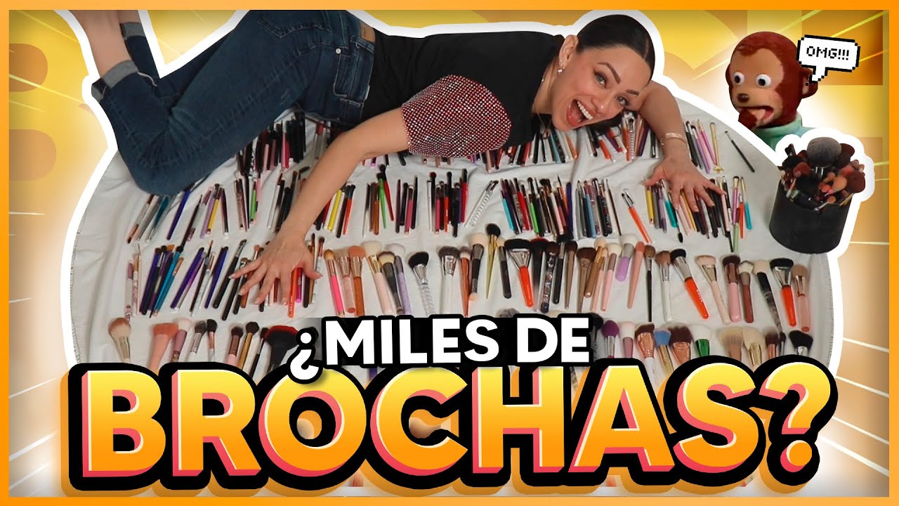 YA ME ESTABA ARREPINTIENDO DE GRABAR ESTE VIDEO: ADIÓS A MI COLECCIÓN DE BROCHAS!