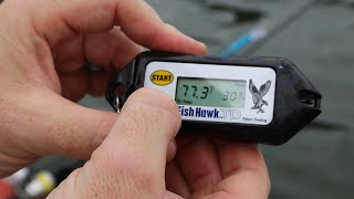 How to use a fishhawk to find water temperature and target various species. by The Mighty Bluegill 4,198 views 3 years ago 2 minutes, 42 seconds