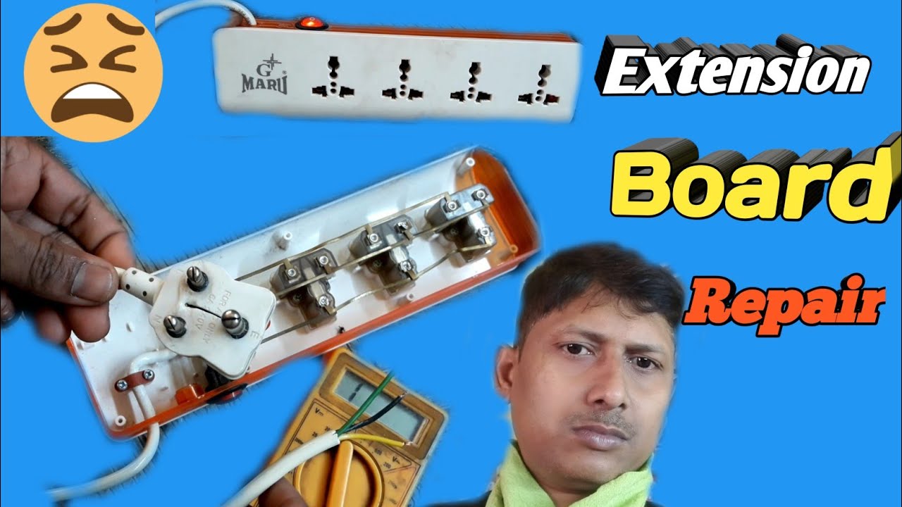 Extension board Repair in Hindi How to Repair MARU Extension Bord