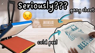 Celebrity I finally tried Ninja Transfers DTF transfers | Small Business Vlog Profile