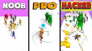 Crowd Master 3D ( Weapon Master 3D ) - NOOB vs PRO vs HACKER SUPER