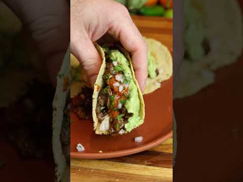 Video thumbnail: Tacos de bistec and Oaxacan old fashioned 😍. Fun recipe on my website. Link in bio. #recipe