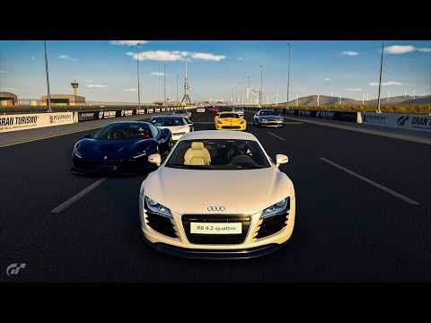 Gran Turismo® 7: 796HP Audi R8 V8 MODIFIED VS. TUNED SUPERCARS Special Stage Route X Gameplay