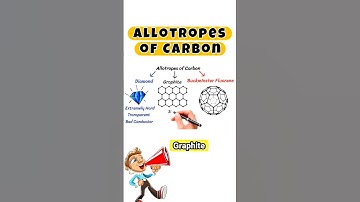 Allotropes of carbon #allotropesofcarbon #allotropy #allotropes #shortvideo #shortvideo