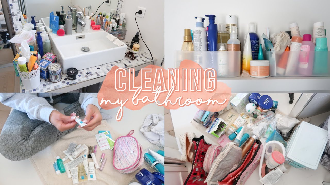 JE RANGE & RÉORGANISE MA SALLE DE BAIN !