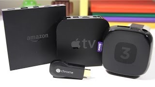 Amazon Fire TV vs Apple TV vs Roku 3 vs Google Chromecast  Full Comparison