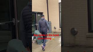 RAP BATTLE IN THE HOOD GONE WRONG😱😳#shorts #rap #rapbattle #hood #viral #trending