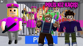 Polis Kız Hapishanesinden Kaçıyoruz !!  Roblox POLICE GIRL PRISON RUN! (Obby)