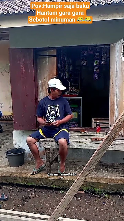 Gara gara sebotol minuman,ampir saja ..😂#comedy #bodorsunda #prank #ngakak #triobesty