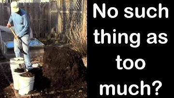 No Such Thing as Too Much Compost?