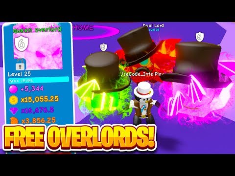 Queen Overlord Lucky Overlord Duel Overlord Giveaway Bubblegum Simulator Youtube - videos matching grinding for queen overlordroblox